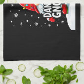 Christmas Gnome Dancing Gnome Family Christmas (5) Theedoek (Gevouwen)