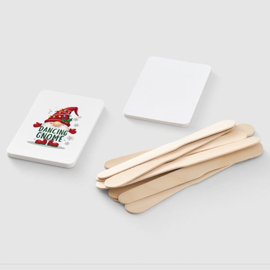 Christmas Gnome Dancing Gnome Family Christmas (6) Handwaaier (Niet-gemonteerd)