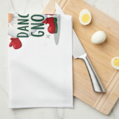 Christmas Gnome Dancing Gnome Family Christmas (6) Theedoek (Quarter Fold)