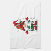 Christmas Gnome Dancing Gnome Family Christmas (6) Theedoek (Verticaal)