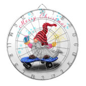 Christmas Gnome Dart Board Dartbord (Voorkant)