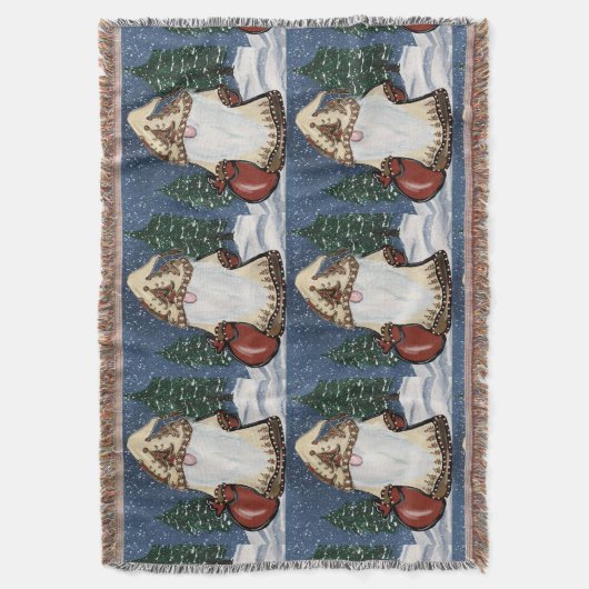 CHRISTMAS GNOME DEKEN (Voorkant Verticaal)