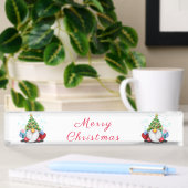 Christmas Gnome Desk Bord Naambordje