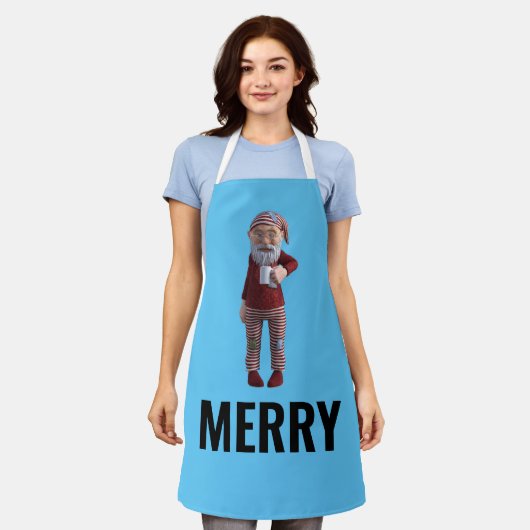CHRISTMAS GNOME ELF MERRY SCHORT (Gedragen)