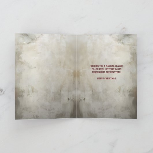 Christmas Gnome for Holiday Kaart (Binnen)