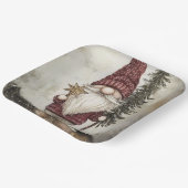 Christmas Gnome for the Holidays Papieren Bordje (Gebogen)