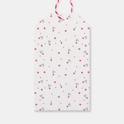 Christmas Gnome Gift Tag Cadeaulabel (Achterkant)