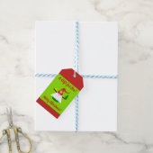 Christmas Gnome Holiday Gift Labels Cadeaulabel (Met Touw)