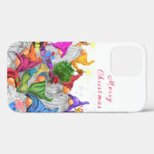 Christmas Gnome iPhone Case - Jouw tekst (Achterkant (horizontaal))
