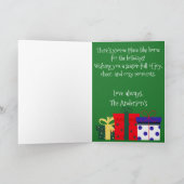 "Christmas Gnome"  Kaart (Binnen)