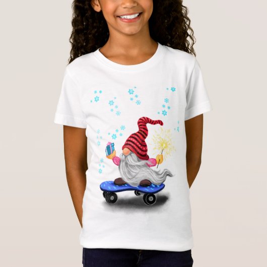 Christmas Gnome Kinder T-shirt (Voorkant)