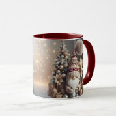 Christmas Gnome Mug Holiday Gift Cozy Winter Mok (Voorkant rechts)