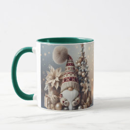 Christmas Gnome Mug Holiday Gift Cozy Winter Mok