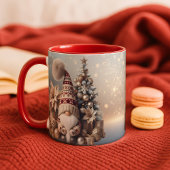 Christmas Gnome Mug Holiday Gift Cozy Winter Mok