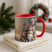Christmas Gnome Mug Holiday Gift Cozy Winter Mok