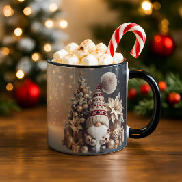 Christmas Gnome Mug Holiday Gift Cozy Winter Mok