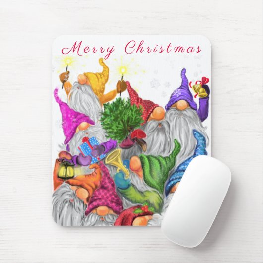 Christmas Gnome-Muismat Muismat (Met muis)
