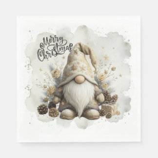 Christmas Gnome Napkins Servet