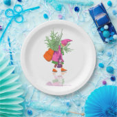 Christmas Gnome Paper Plates – Festive Holiday  Papieren Bordje (Feest)