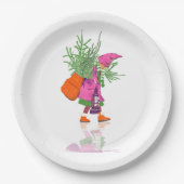 Christmas Gnome Paper Plates – Festive Holiday  Papieren Bordje (Voorkant)