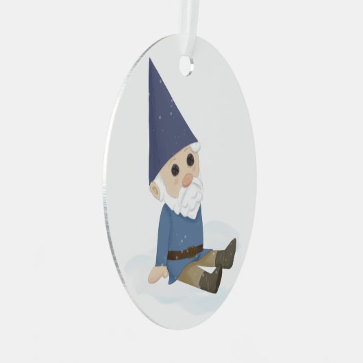 Christmas Gnome Plushie Ornament (Voorkant Rechts)