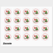 Christmas Gnome Santa Sticker Pack Cute Holiday De (Vel)