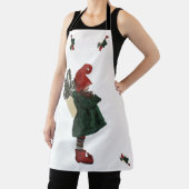 Christmas Gnome-Schort | All-Over Print Vakantie Schort (Insitu)