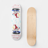 Christmas Gnome Skateboard (Voorkant)