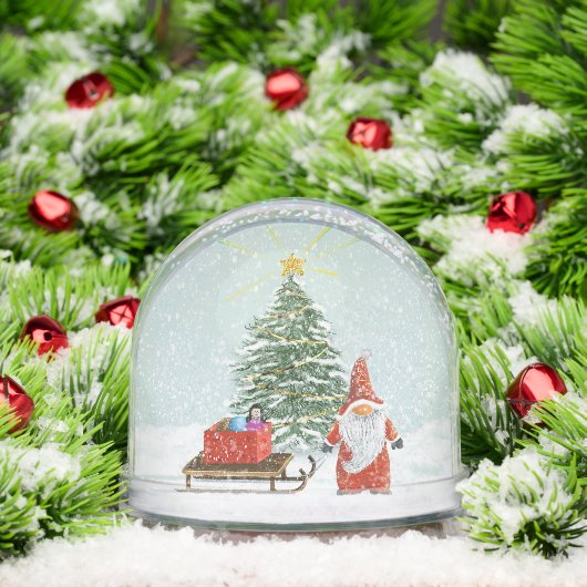 Christmas Gnome Sneeuwbol (Kerstmis)