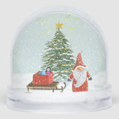 Christmas Gnome Sneeuwbol (Achterkant)