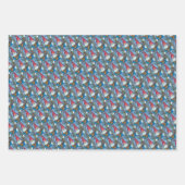 CHRISTMAS GNOME, SQUIRREL, WOODPECKER EN CARDINAL INPAKPAPIER VEL (Voorkant)