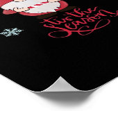 Christmas Gnome With Candycane Poster (Hoek)