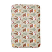 Christmas Gnomes Gift Pattern Badmat (Voorkant Verticaal)