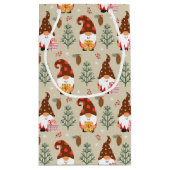 Christmas Gnomes Gift Pattern Klein Cadeauzakje (Achterkant)