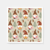 Christmas Gnomes Gift Pattern Servet (Voorkant)