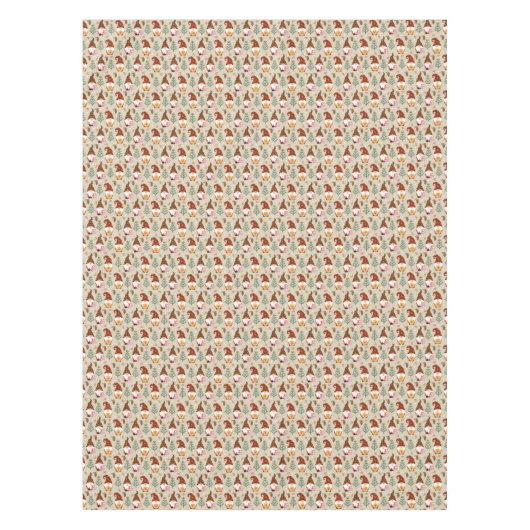 Christmas Gnomes Gift Pattern Tafelkleed (Voorkant)