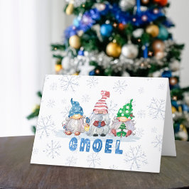 Christmas Gnomes GNOEL Groet Feestdagen Kaart