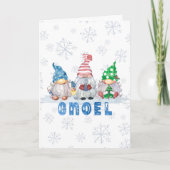 Christmas Gnomes GNOEL Groet Feestdagen Kaart (Voorkant)