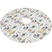 Christmas gnomes nordic farm business logo kerstboom rok (Gekanteld)