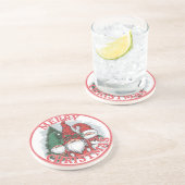 Christmas Gnomes Onderzetter (Zijkant)
