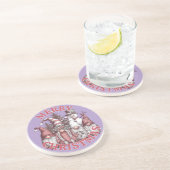 Christmas Gnomes Onderzetter (Zijkant)