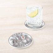 Christmas Gnomes Onderzetter (Zijkant)