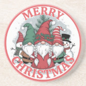 Christmas Gnomes Onderzetter (Voorkant)