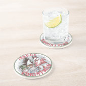 Christmas Gnomes Onderzetter (Zijkant)