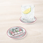 Christmas Gnomes Onderzetter (Zijkant)