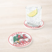 Christmas Gnomes Onderzetter (Zijkant)