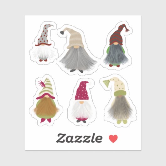 Christmas Gnomes sticker pack (Vel)