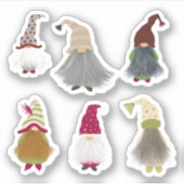 Christmas Gnomes sticker pack (Voorkant)