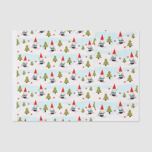 CHRISTMAS GNOMES TISSUE PAPIER (Voorkant)