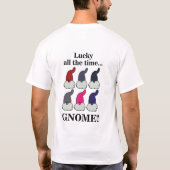 Christmas Gnomes Xmas Lucky T-shirt (Achterkant)